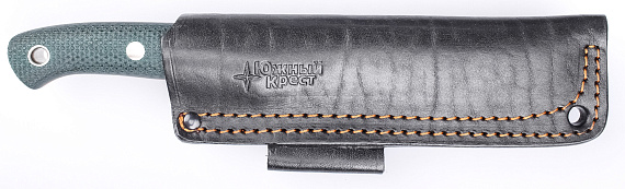 Нож Южный Крест Шершень Микарта VG10 конвекс Насечка Изумруд - Фото 3 большая