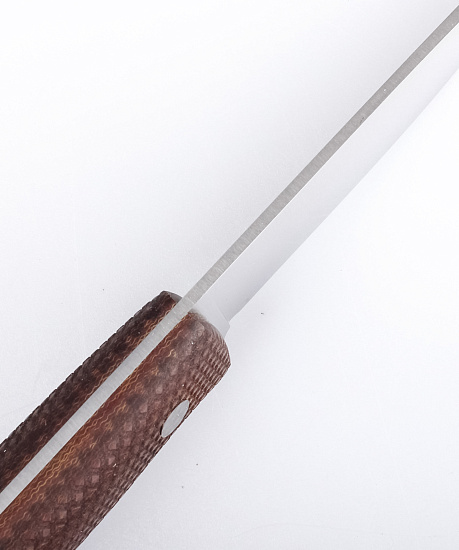 Нож Южный Крест Шершень Микарта VG10 конвекс Насечка Койот - Фото 2 большая