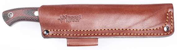 Нож Южный Крест Шершень L Микарта VG10 конвекс Насечка Красно-чёрный - Фото 3 большая