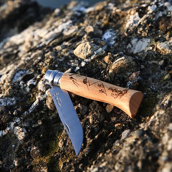 Нож Opinel №8 Бук - Фото 2 большая