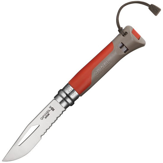 Нож Opinel №8 Outdoor Красный - Фото 1 большая