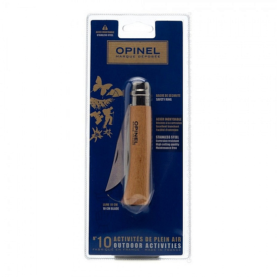 Нож Opinel №10VRI блистер - Фото 3 большая