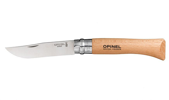 Нож Opinel №10 Бук - Фото 2 большая