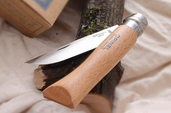 Нож Opinel №10 Бук - Фото 5 большая