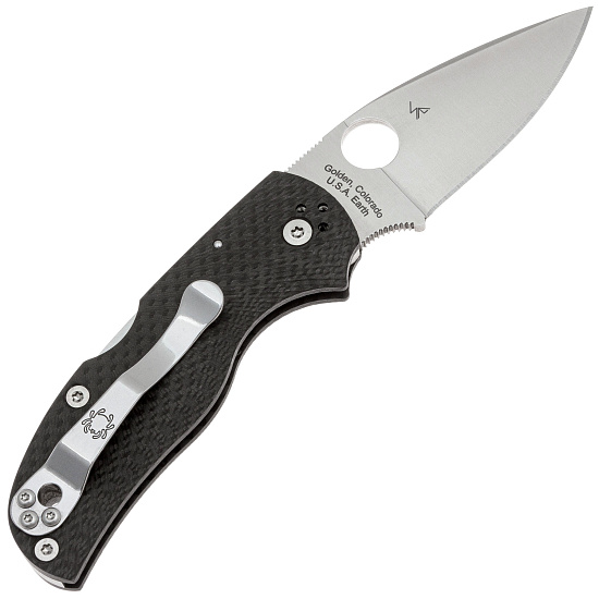 Нож Spyderco Native 5 Fluted Carbon Fiber - Фото 2 большая