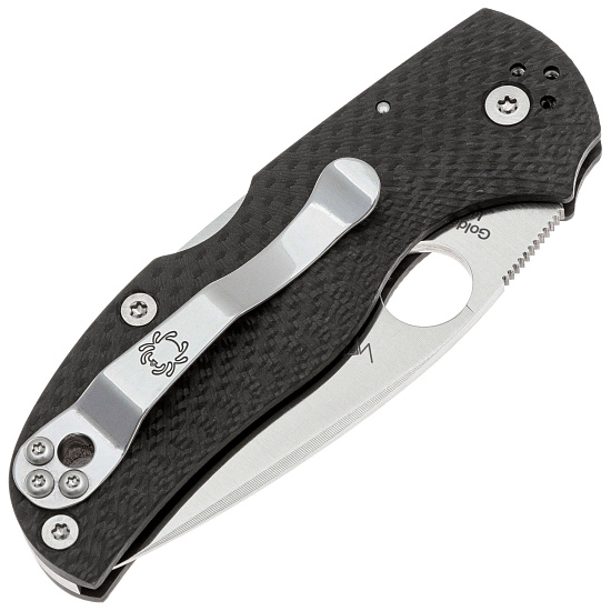 Нож Spyderco Native 5 Fluted Carbon Fiber - Фото 4 большая