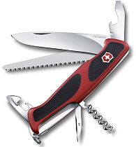 Нож Victorinox RangerGrip 55 130мм 12 функций Black/Red