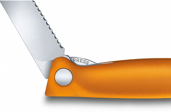 Нож Victorinox складной/серрейтор Orange - Фото 2 большая