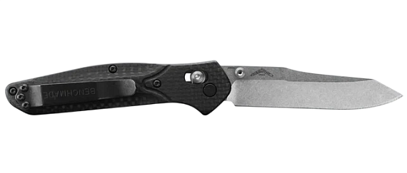 Нож Benchmade Osborne Reverse Tanto Axis S90V Carbon Fiber Black/Satin - Фото 3 большая