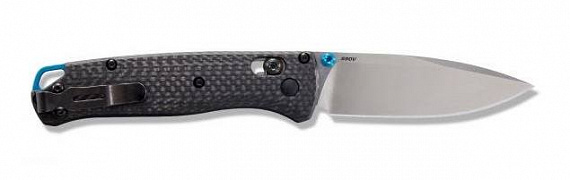 Нож Benchmade Bugout Carbon Fiber Black/Silver - Фото 4 большая
