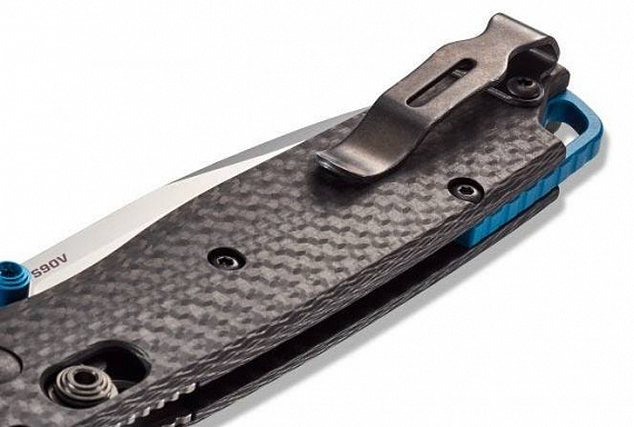 Нож Benchmade Bugout Carbon Fiber Black/Silver - Фото 7 большая