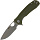 Нож Honey Badger Flipper D2 M Зелёный - Фото 1 малая