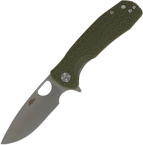 Нож Honey Badger Flipper D2 M Зелёный - Фото 1 большая