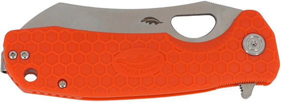 Нож Honey Badger Wharncleaver D2 L Оранжевый - Фото 4 большая