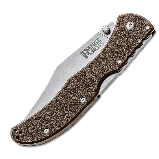 Нож Cold Steel Range Boss Flat Dark Earth клинок 4034SS Brown - Фото 2 большая