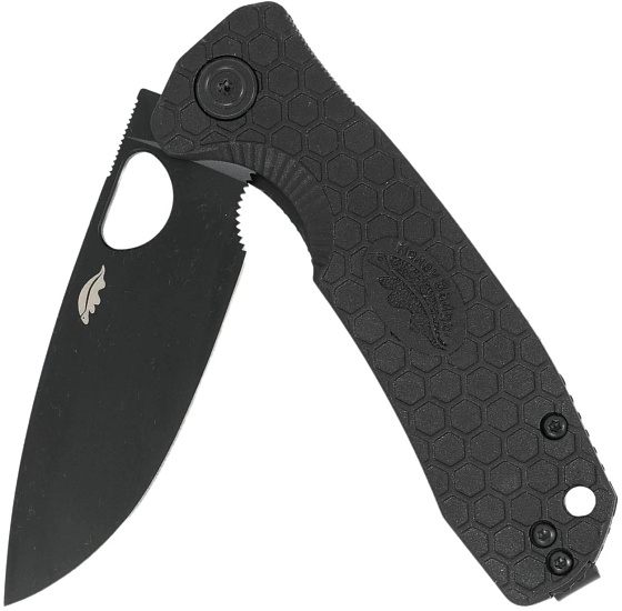 Нож Honey Badger Flipper M Чёрный - Фото 2 большая