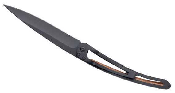 Нож Deejo Black Juniper Wood Art Deco - Фото 4 большая