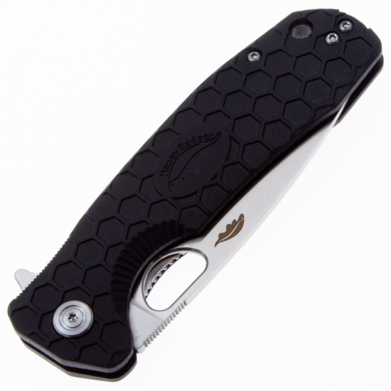 Нож Honey Badger Flipper L Чёрный - Фото 4 большая