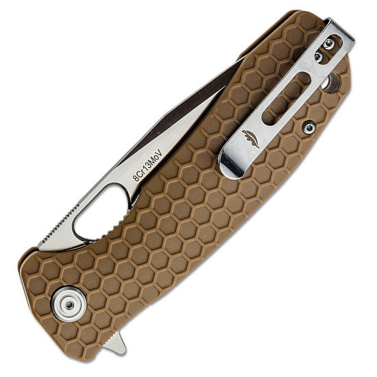 Нож Honey Badger Tanto L песочный - Фото 3 большая