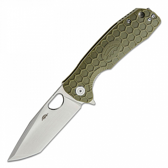Нож Honey Badger Tanto M зеленый - Фото 1 большая
