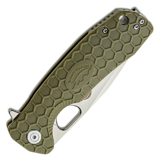 Нож Honey Badger Tanto M зеленый - Фото 2 большая