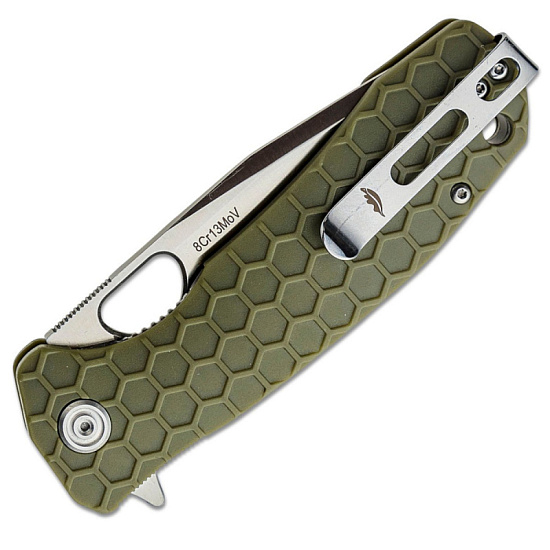 Нож Honey Badger Tanto M зеленый - Фото 3 большая