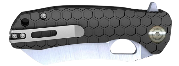 Нож Honey Badger Wharnclever L черный - Фото 3 большая