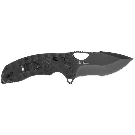 Нож Sog Kiku XR LTE Blackout - Фото 2 большая