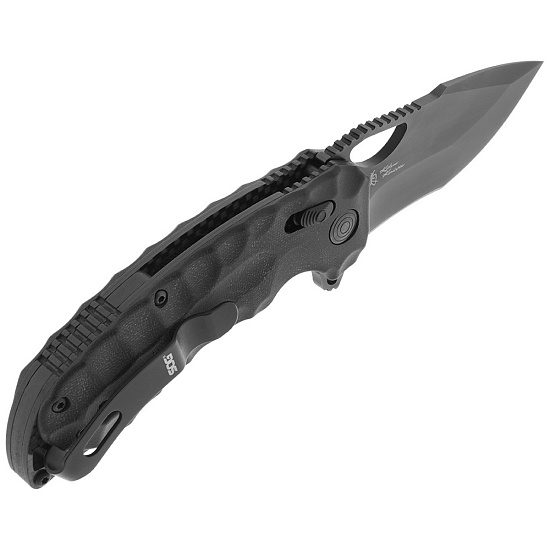 Нож Sog Kiku XR LTE Blackout - Фото 6 большая