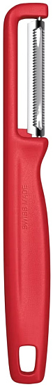 Овощечистка Victorinox Iota серрейторное лезвие Red - Фото 3 большая