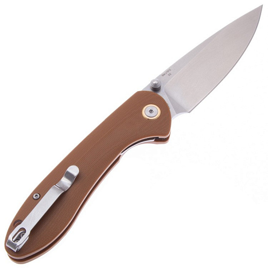 Нож CJRB Feldspar корчневый - Фото 2 большая