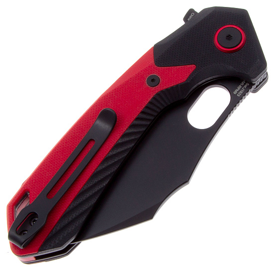 Нож CJRB Caldera G10 клинок AR-RPM9 Красный - Фото 4 большая