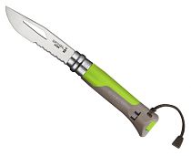Нож складной Opinel №8 VRI Outdoor Earth-green салатовый