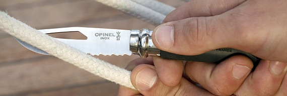 Нож складной Opinel №8 VRI Outdoor Earth-green салатовый - Фото 2 большая