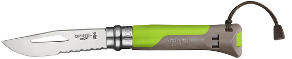 Нож Opinel №8 Outdoor Салатовый - Фото 2 большая