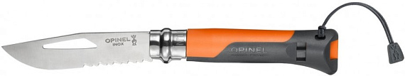 Нож Opinel №8 Outdoor Оранжевый - Фото 2 большая