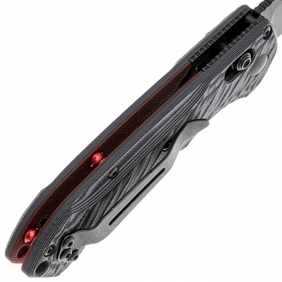 Нож Benchmade Mini Freek Black/Gray/Red/Black - Фото 3 большая