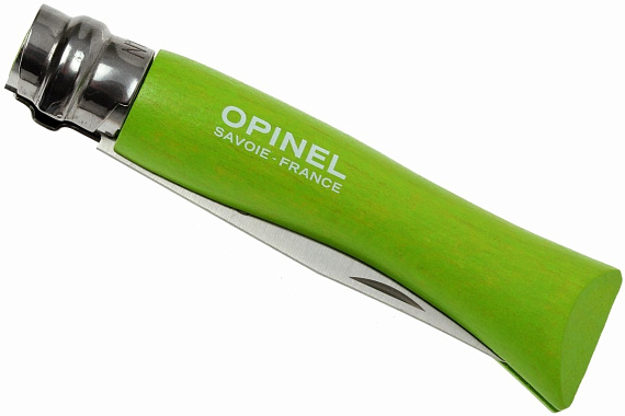 Нож Opinel №7 My First Opinel Зеленый (блистер) - Фото 4 большая