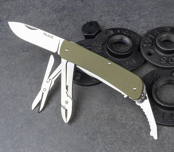 Нож Ruike L41-G Green - Фото 4 большая