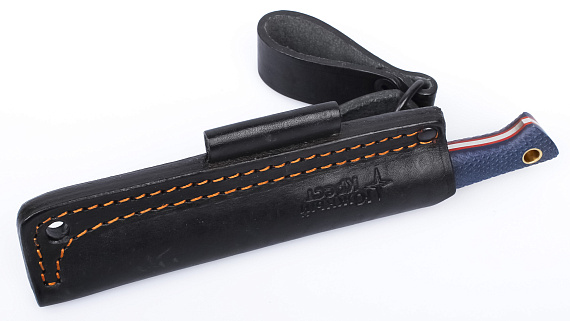 Нож Южный Крест Splinter Микарта K110 Насечка Синий - Фото 4 большая