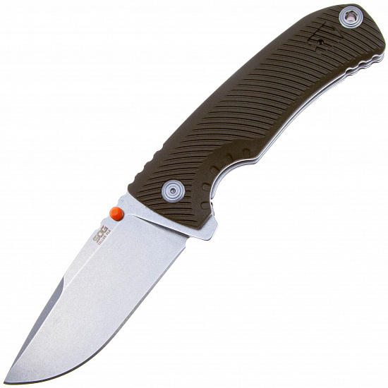 Нож SOG Tellus FLK GRN клинок CRYO 440C Olive Drab - Фото 1 большая
