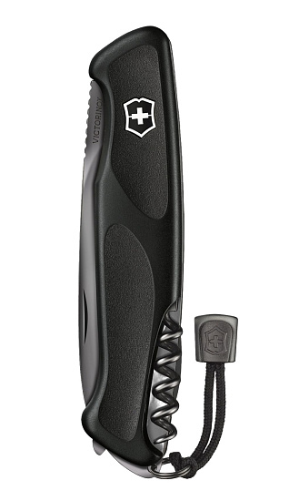 Нож перочинный Victorinox RangerGrip 55 Onyx 130мм 12 функций с фиксатором лезвия Black - Фото 3 большая