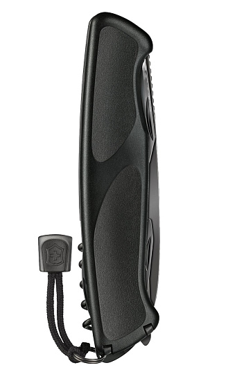Нож перочинный Victorinox RangerGrip 55 Onyx 130мм 12 функций с фиксатором лезвия Black - Фото 4 большая