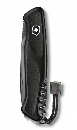 Нож перочинный Victorinox RangerGrip 55 Onyx 130мм 12 функций с фиксатором лезвия Black - Фото 4 большая