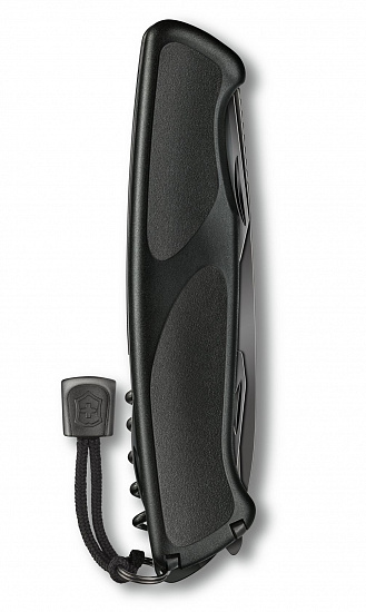 Нож перочинный Victorinox RangerGrip 55 Onyx 130мм 12 функций с фиксатором лезвия Black - Фото 5 большая