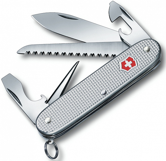 Нож перочинный Victorinox Farmer 93мм Silver - Фото 1 большая