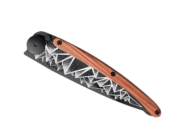 Нож Deejo Tattoo Bois Corail - Фото 3 большая