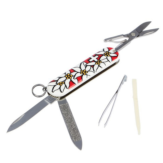 Нож-брелок Victorinox  Classic Edelweiss - Фото 4 большая