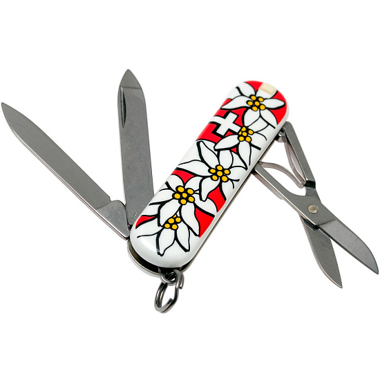 Нож-брелок Victorinox  Classic Edelweiss - Фото 5 большая