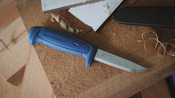 Нож Morakniv Basic 546 Синий - Фото 4 большая